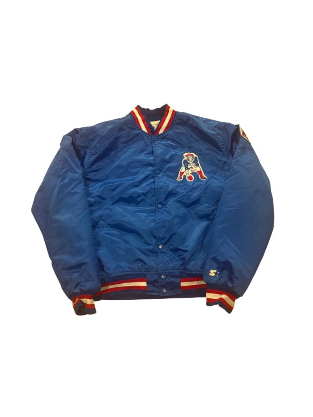 Vintage 90s Starter NFL Pro Line New England Patriots Satin Jacket Men's Large